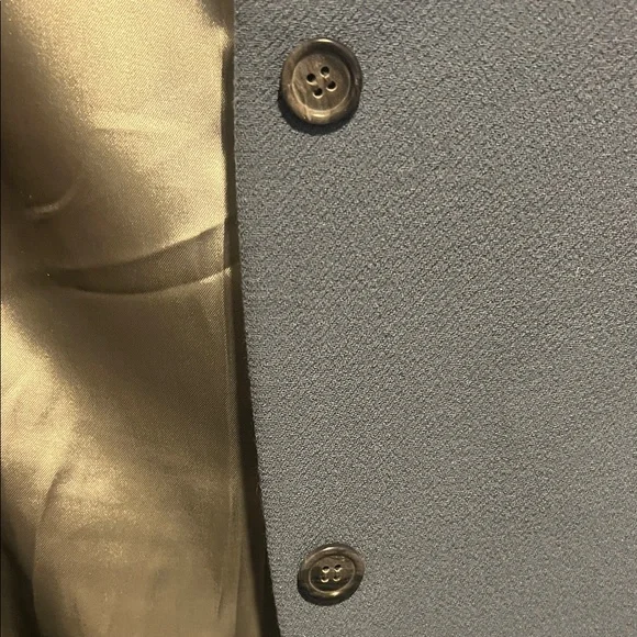 Blue Button-Up Coat - Picture 2 of 7